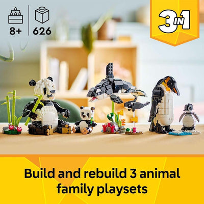 LEGO Creator 3 in 1 - Wild Animals: Panda Family (31165)