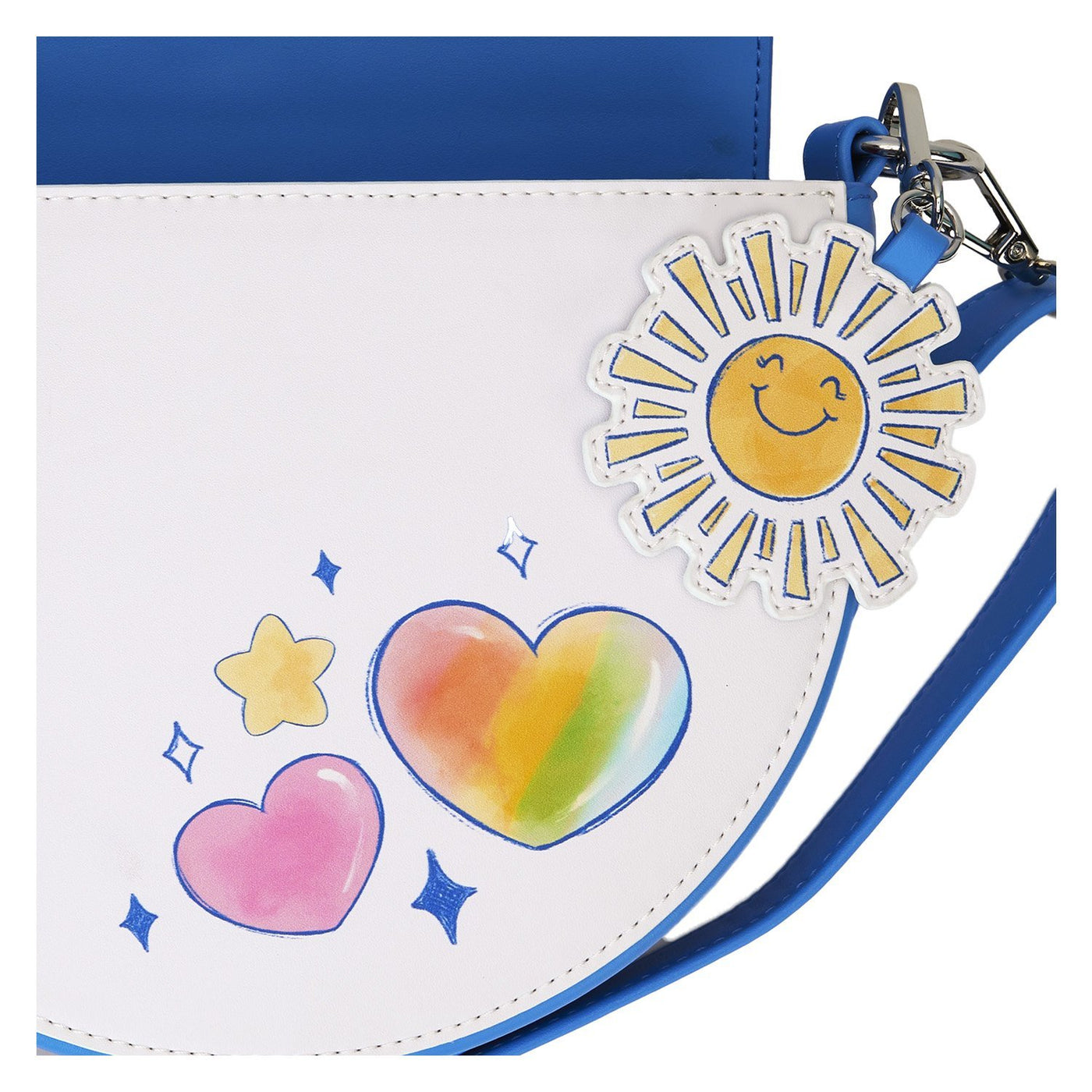 Loungefly Care Bears Care-A-Lot Rainbow Handle Crossbody Bag