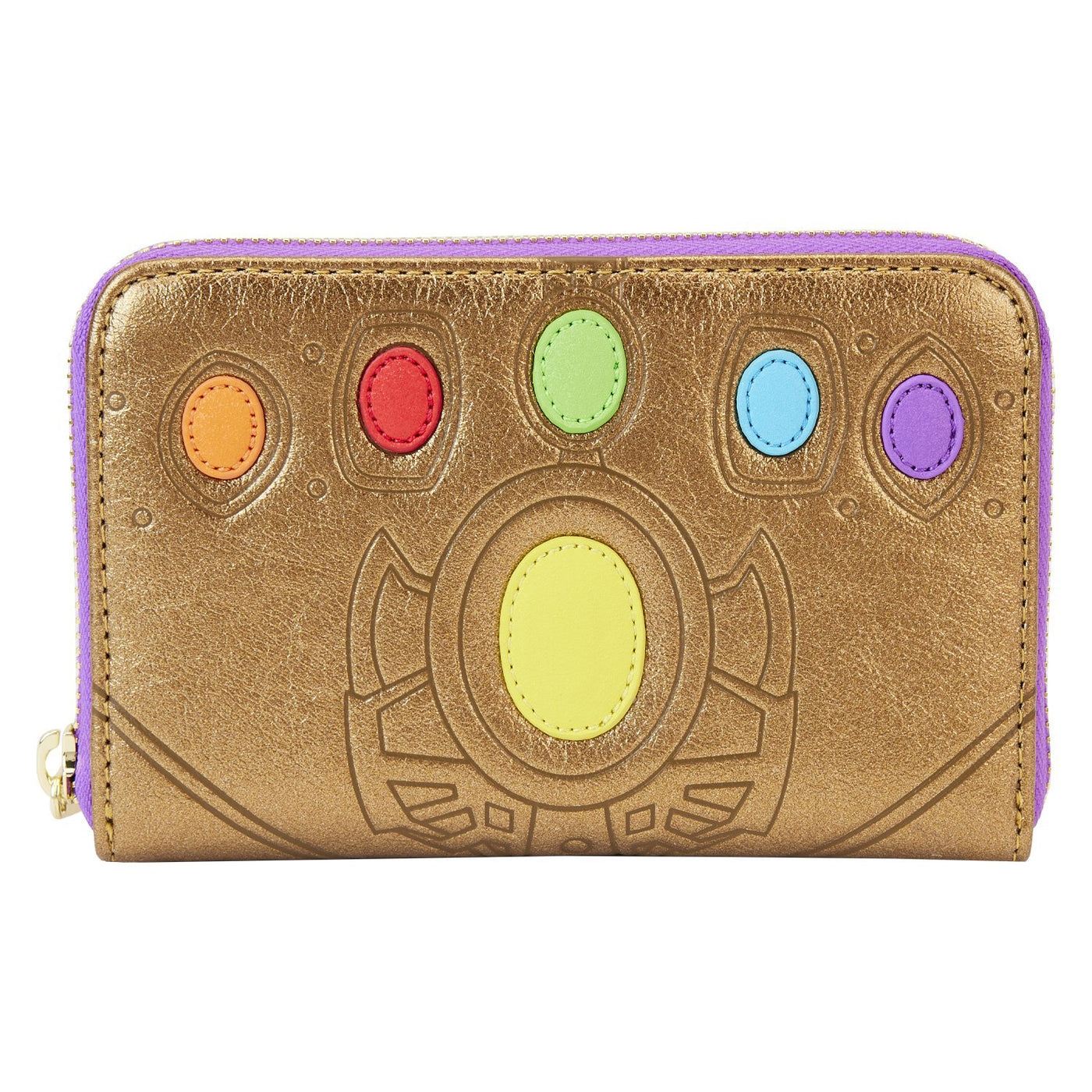Loungefly Marvel Shine Thanos Gauntlet Zip-Around Wallet
