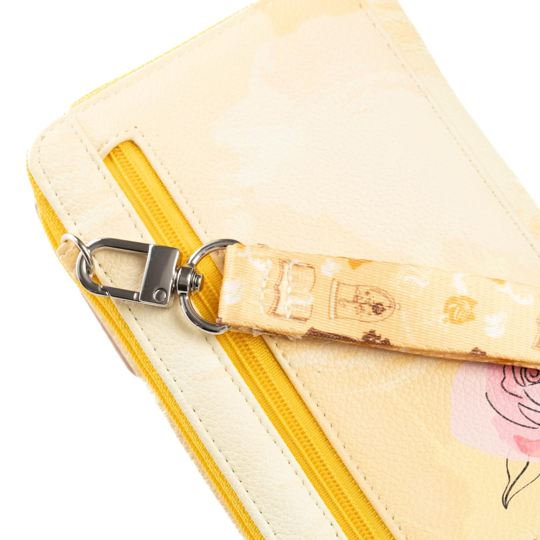 Wondapop Disney Beauty And The Beast Belle Crossbody Wallet Cell Phone Wristlet