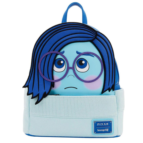 Loungefly Pixar Inside Out Sadness Cosplay Mini Backpack  display picture 3