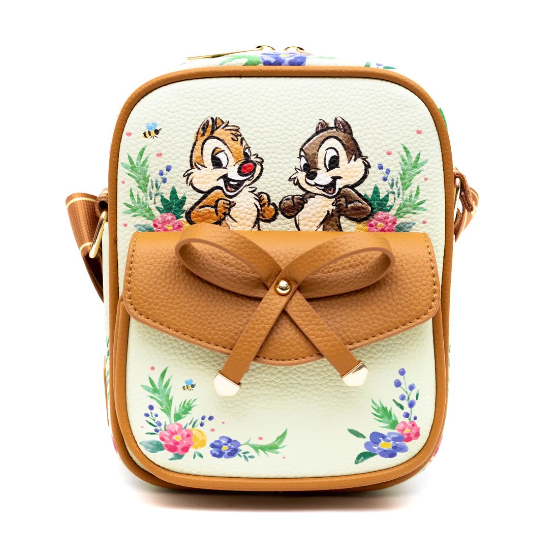 WondaPop Disney Chip 'N Dale Luxe 8" Crossbody Bag - Front