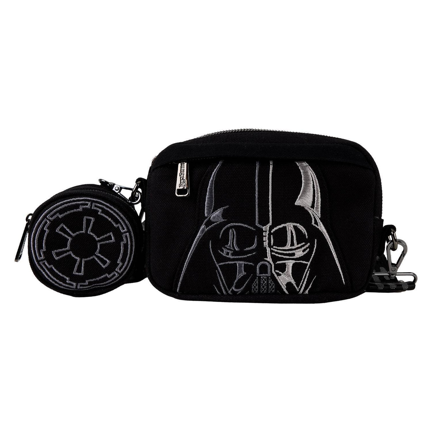 Loungefly Star Wars Darth Vader Canvas Sling Crossbody Bag with Coin Bag