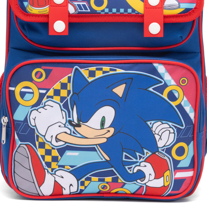 Ruz - Sonic Large School backpack with Padded Back and Adjustable Straps, Blue, A28251