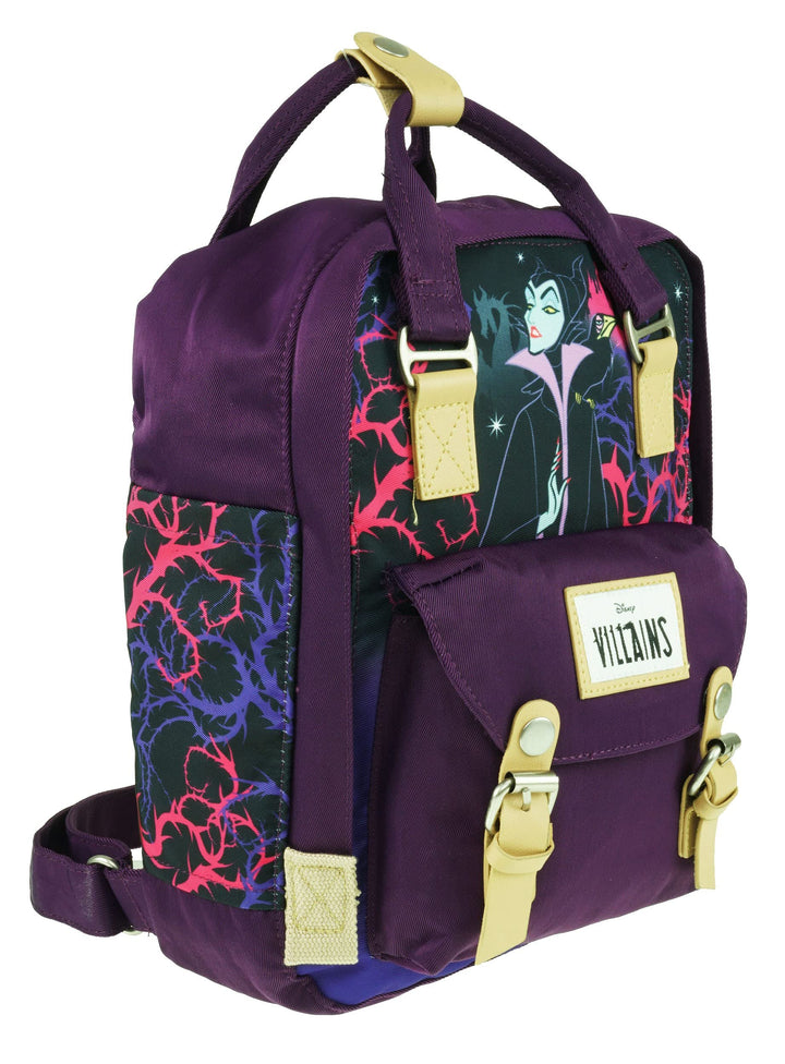KBNL Disney Maleficent 12" Nylon Mini Backpack - Angle
