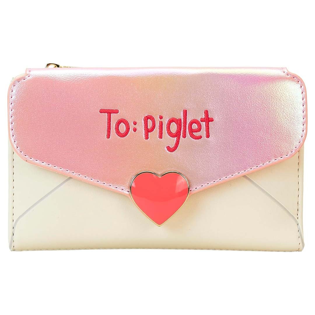 Loungefly Disney Winnie The Pooh &amp; Piglet Love Letter Bifold Wallet