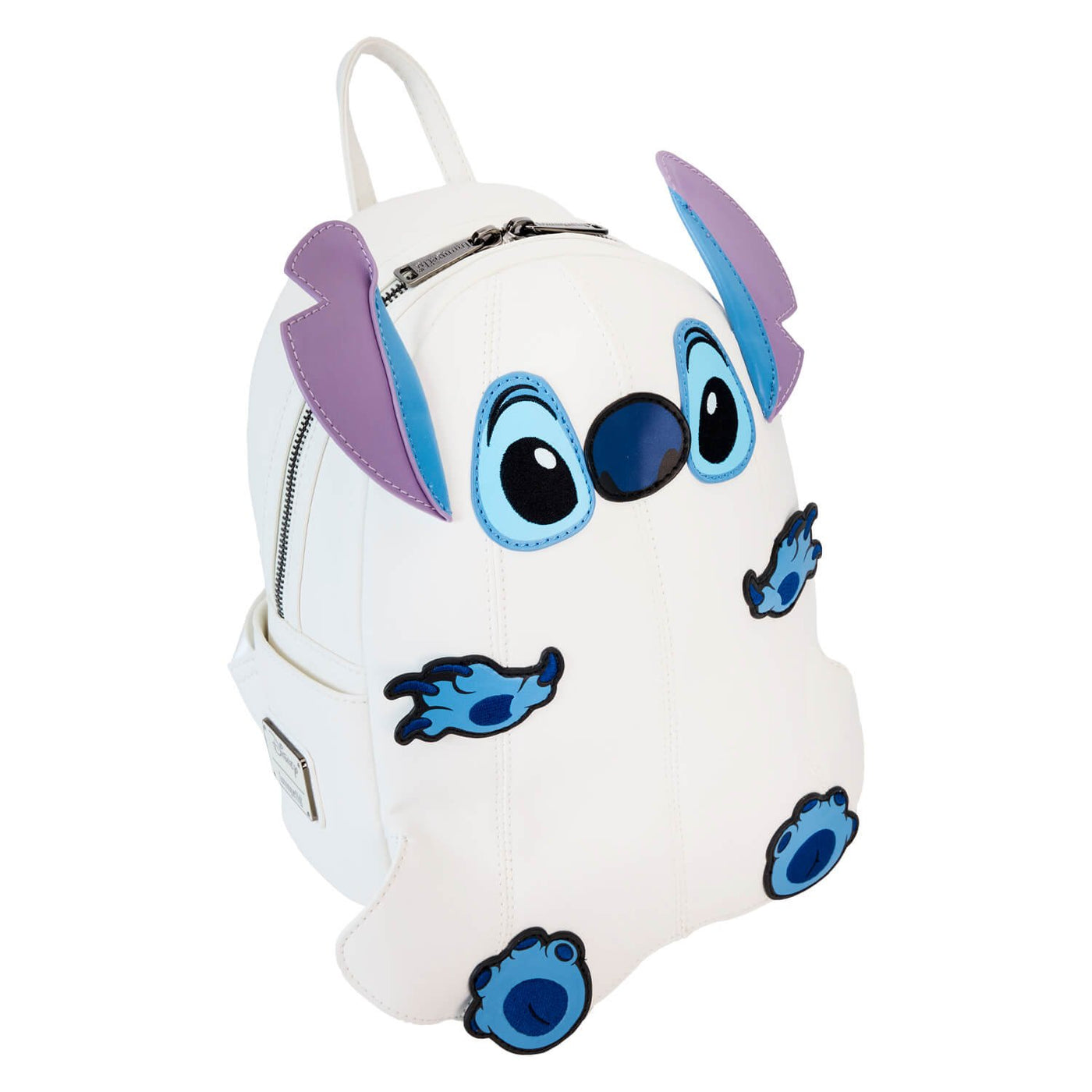 Loungefly Disney Lilo & Stitch Stitch Ghost Cosplay Mini Backpack - top angle