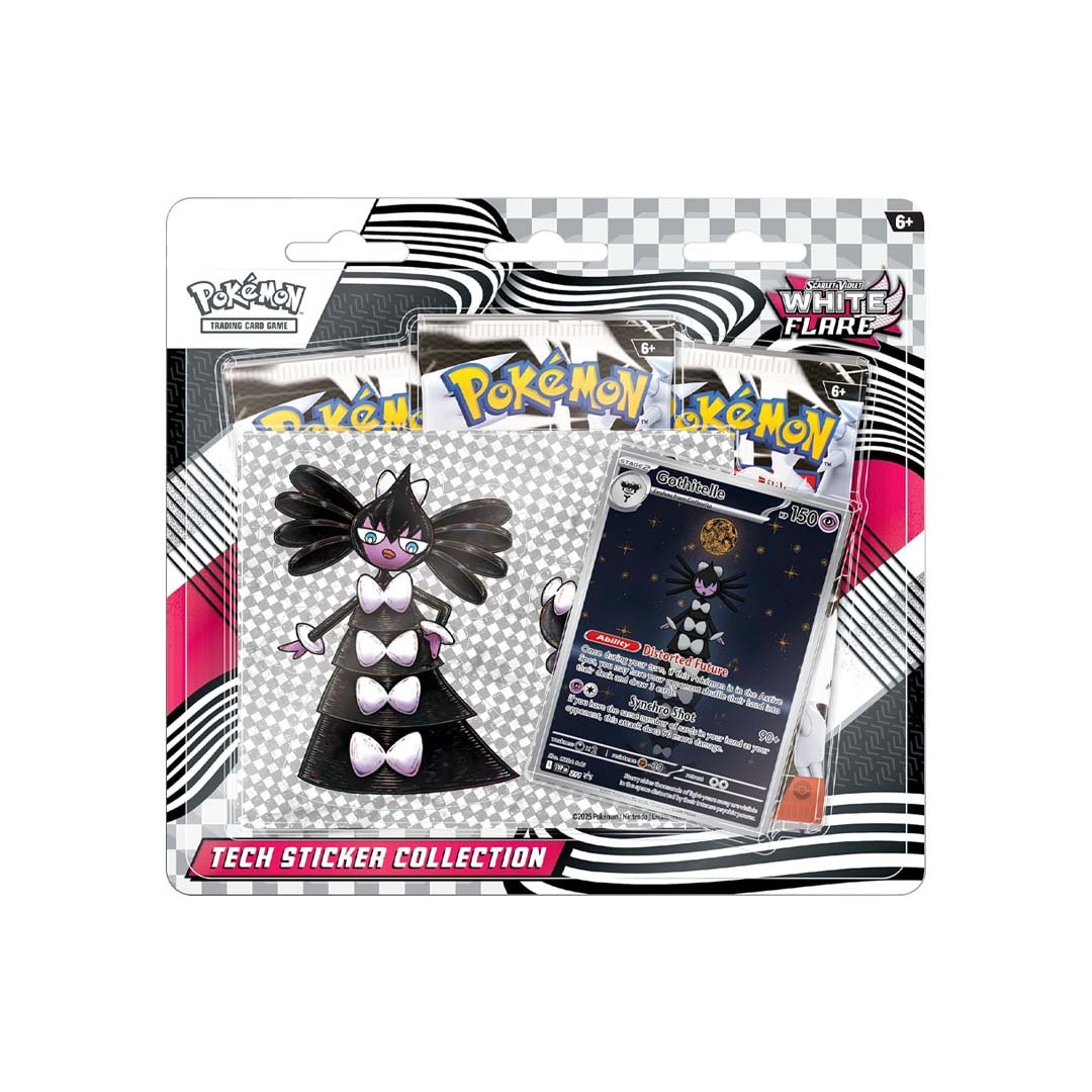 Pokémon TCG Scarlet & Violet 10.5 White Flare Tech Sticker Blister