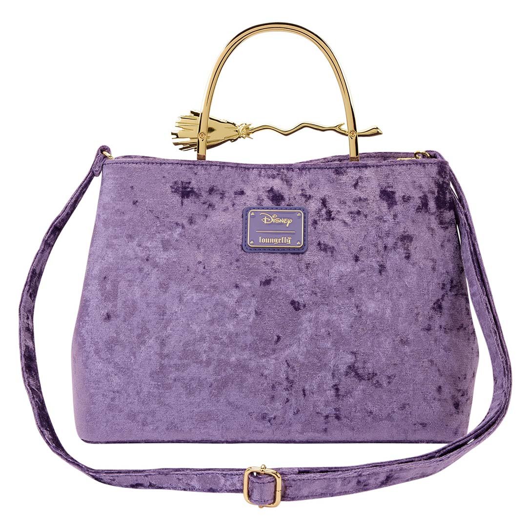 Loungefly Disney Hocus Pocus Velvet Broom Handle Handbag