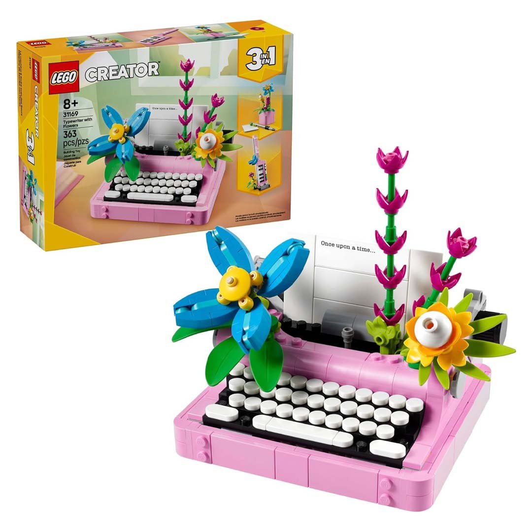 LEGO Creator 3 in 1 - Typewriter with Flowers (31169)
