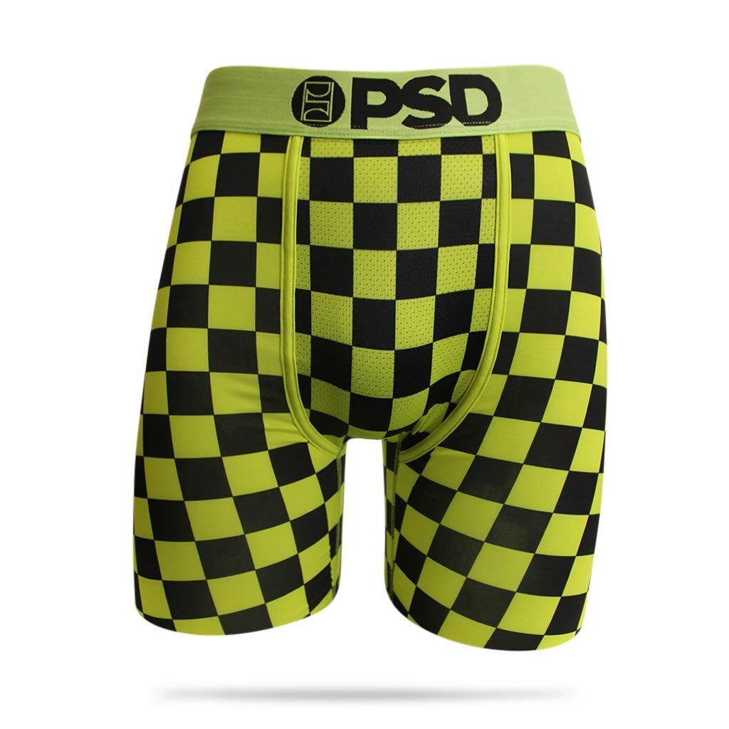 PSD Underwear NBA Mens Neon Checkers