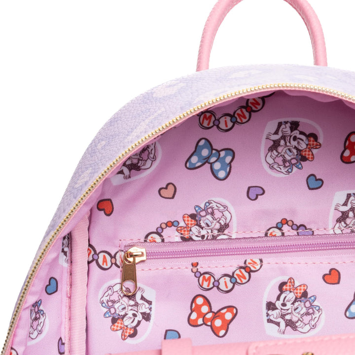 Wondapop Disney Minnie Mouse and Daisy Duck Best Friends 11" Vegan Leather Mini Daypack