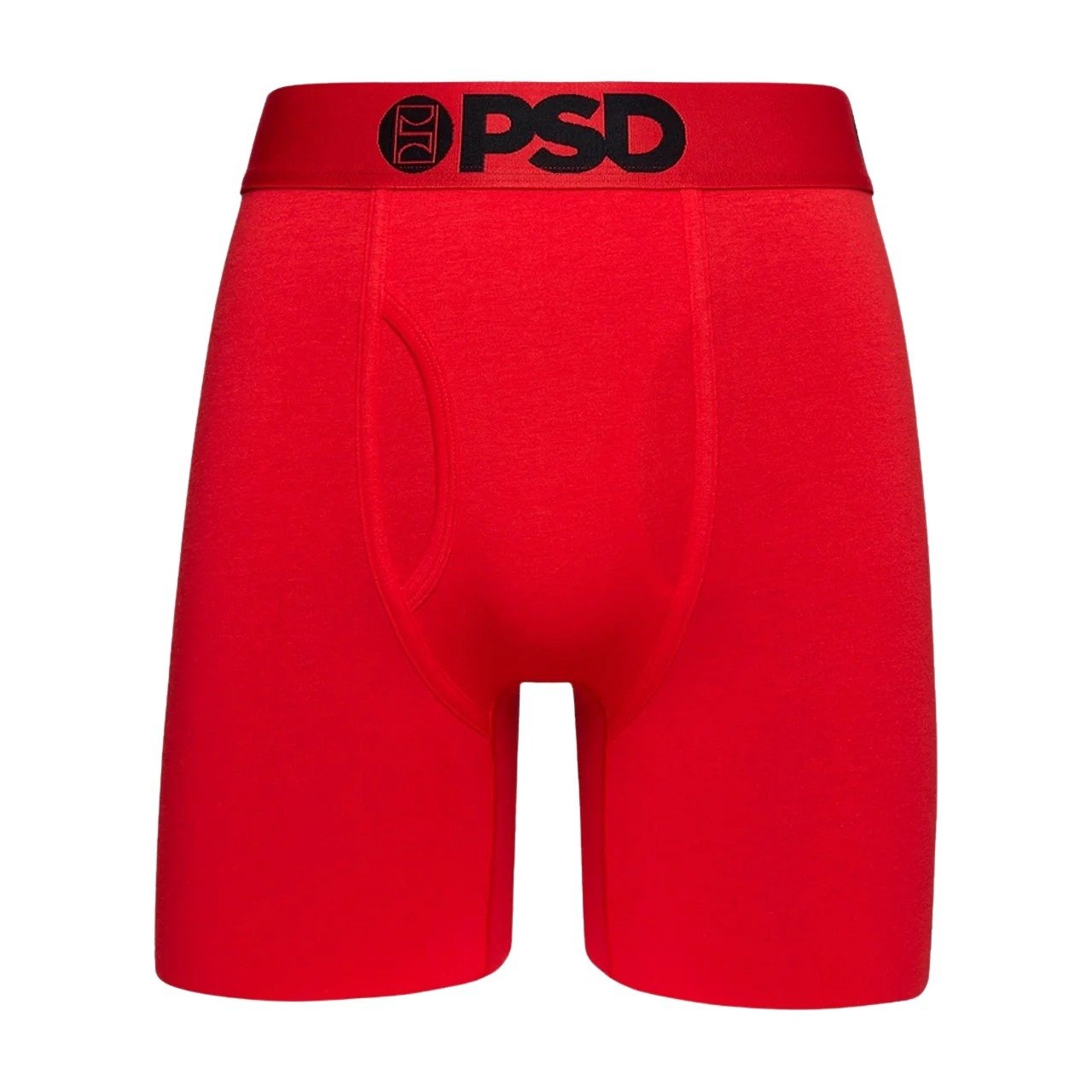 PSD Underwear Men's Modal Red Boxer Briefs 3-Pack - Front