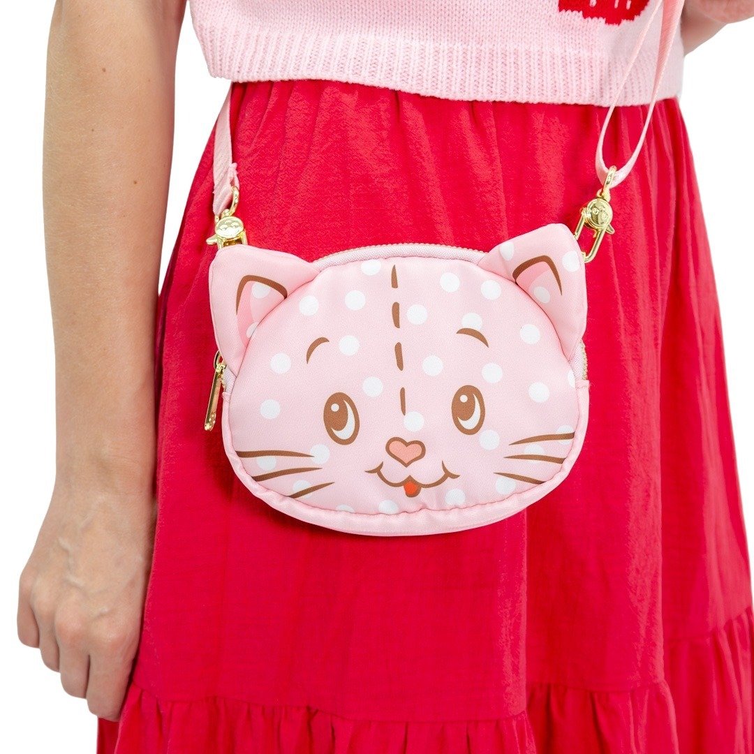 Whatever Makes You Happy Strawberry Shortcake Custard Plush Coin Bag with Strap