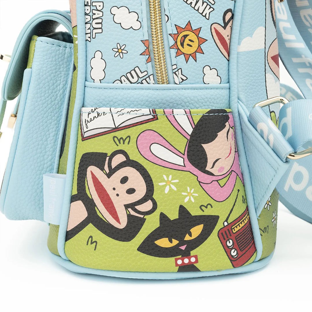 Loungefly X Paul Frank Rainbow Group newest Crossbody Bag