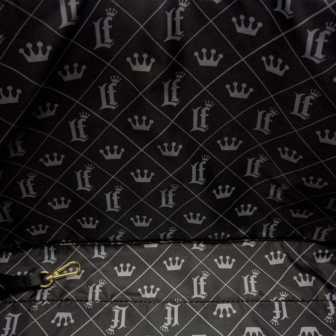 Loungefly The Mo Black Convertible Backpack &amp; Tote Crossbody Bag