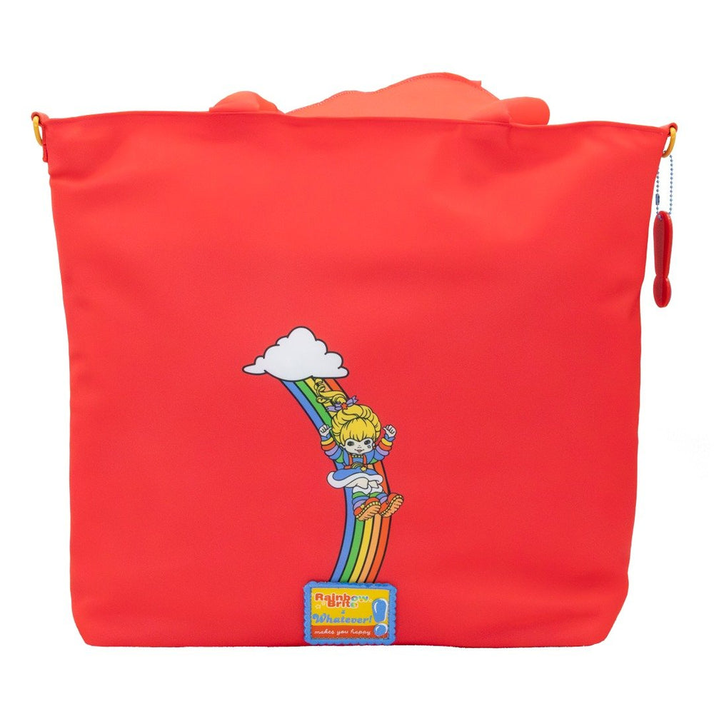 Whatever Makes You Happy Rainbow Brite Puffy Nylon Die Cut Tote Bag