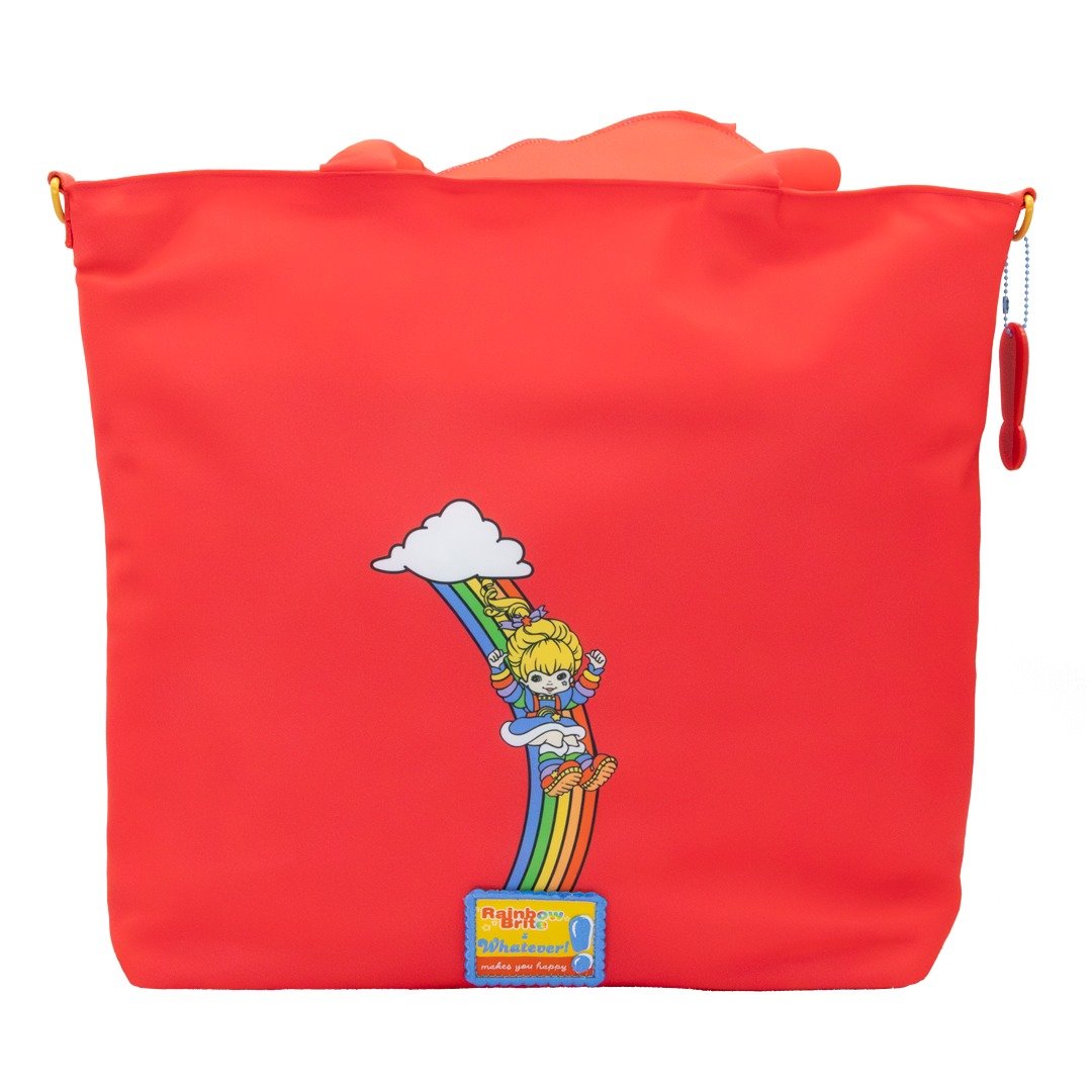 Whatever Makes You Happy Rainbow Brite Puffy Nylon Die Cut Tote Bag