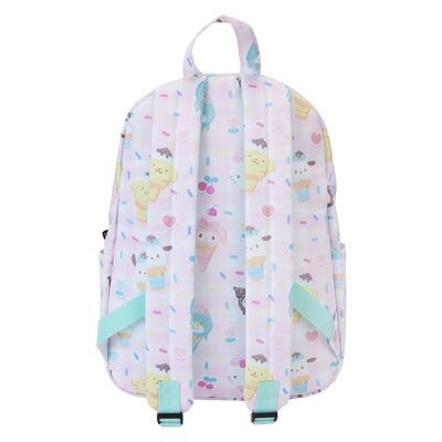 Loungefly Sanrio Hello Kitty Allover Print Full-Size Nylon Backpack - Back