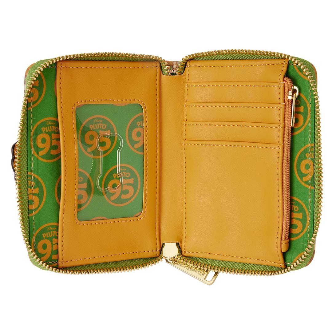 Loungefly Disney Pluto 95th Anniversary Zip Around Wallet