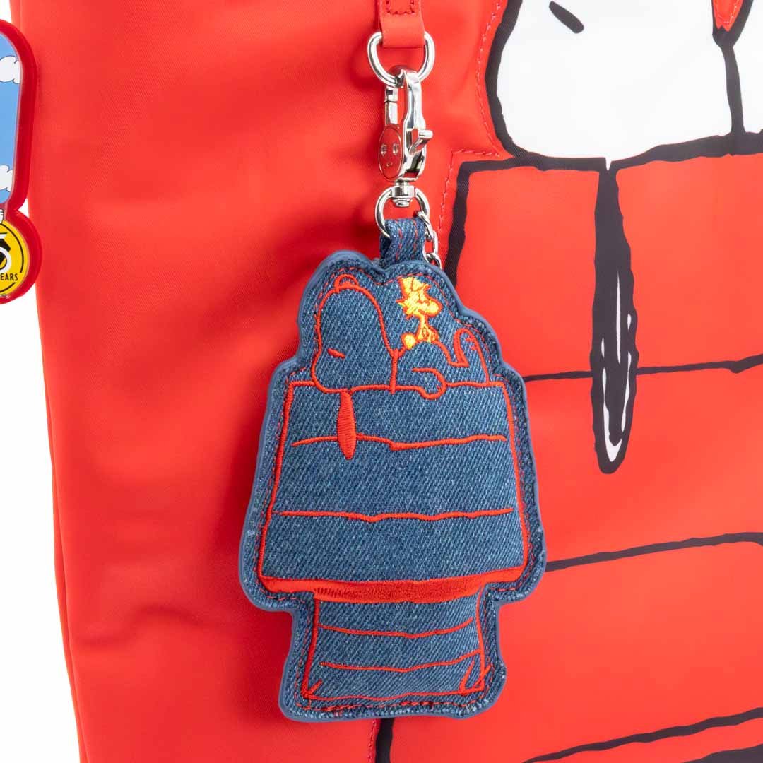 Whatever Makes You Happy Peanuts 75th Anniversary Mystery Bag Padded Denim Character Bag Charms
