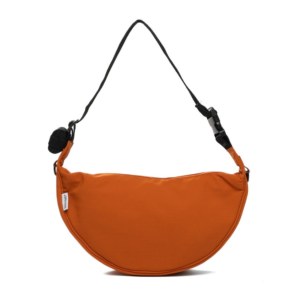 707 Street Medium Nylon Crescent Bag