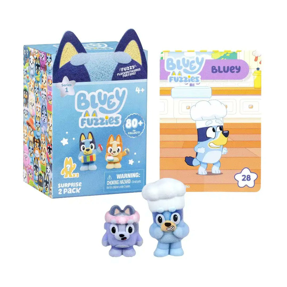 Ludo Studio Bluey Fuzzies Figure 2 Pack Blind Box