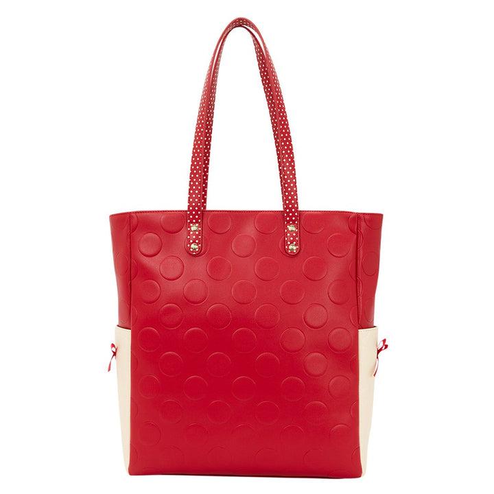 Loungefly Disney Minnie Mouse Rock the Dots Tote Bag