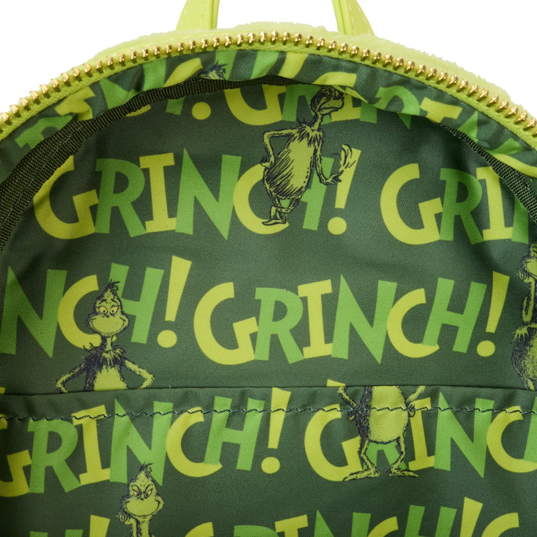 Loungefly Dr Seuss Grinch Mini Backpack & purchases Wallet