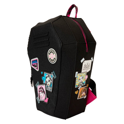 Loungefly Mattel Monster High Crypt Locker Room Mini Backpack  - Angle