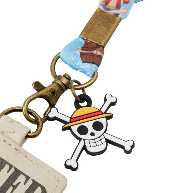 Loungefly Toei One Piece Wanted Lanyard with Card Holder - Charm