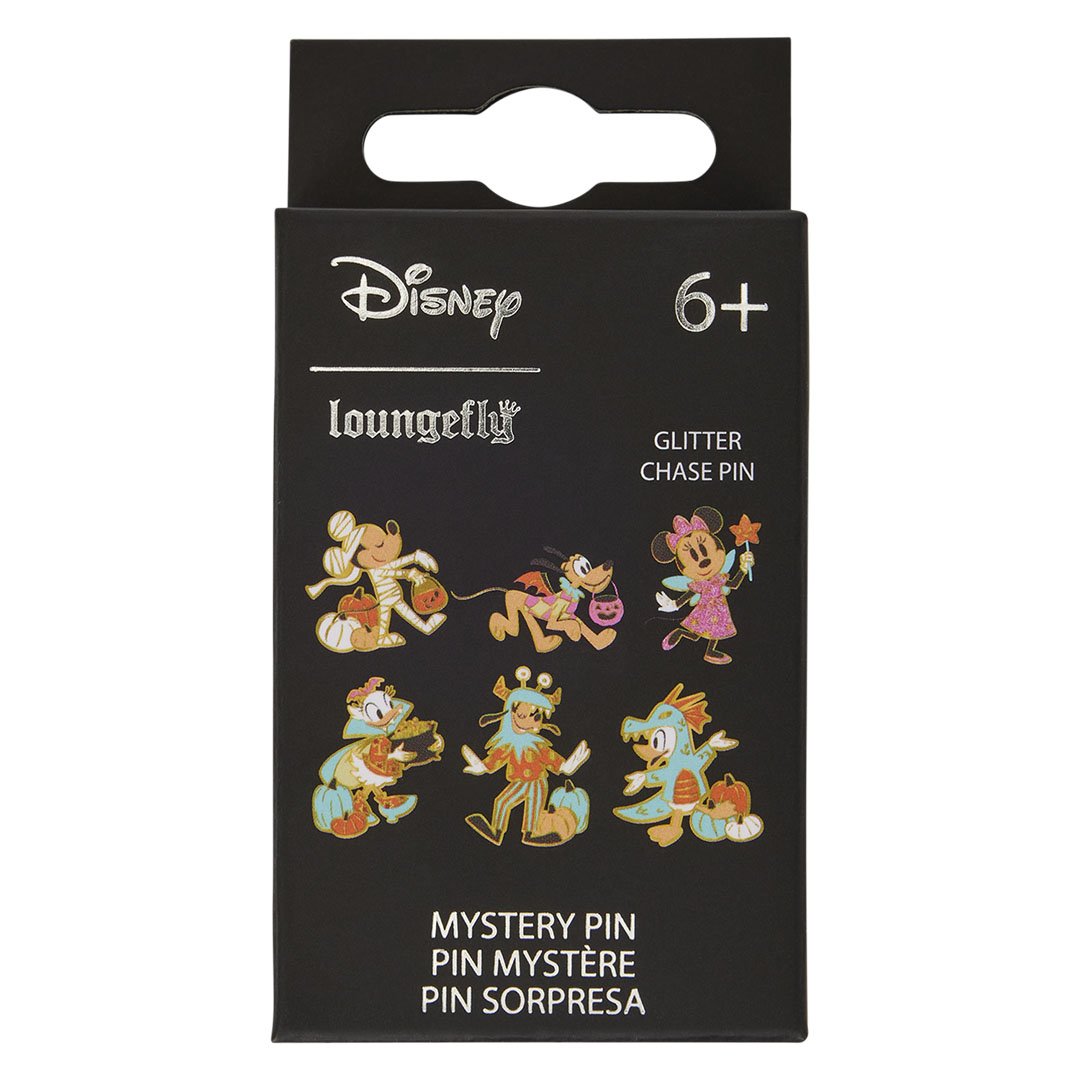 Loungefly Disney Mickey and Friends Halloween Costume Mystery Box Pins