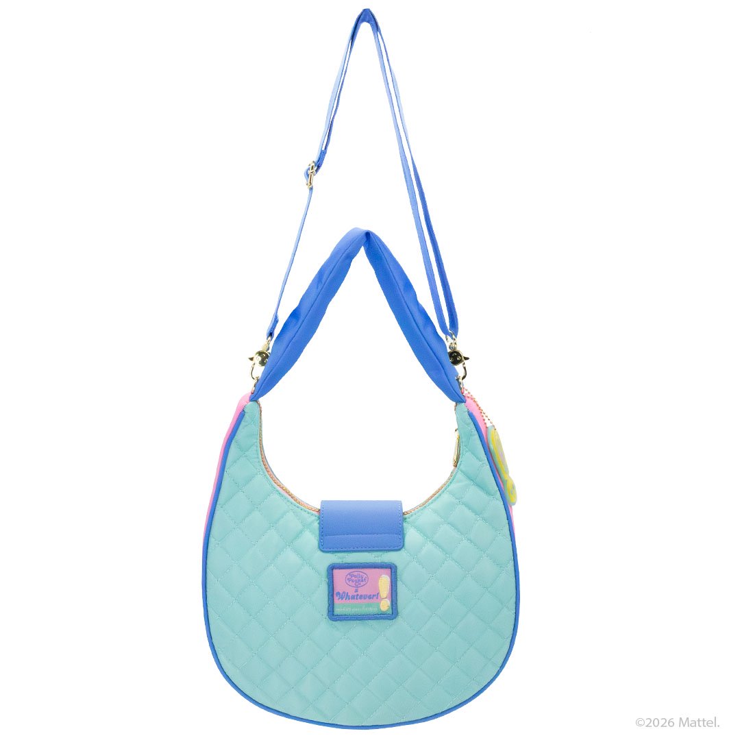Whatever Makes You Happy Polly Pocket Quilted Compact Crescent Bag