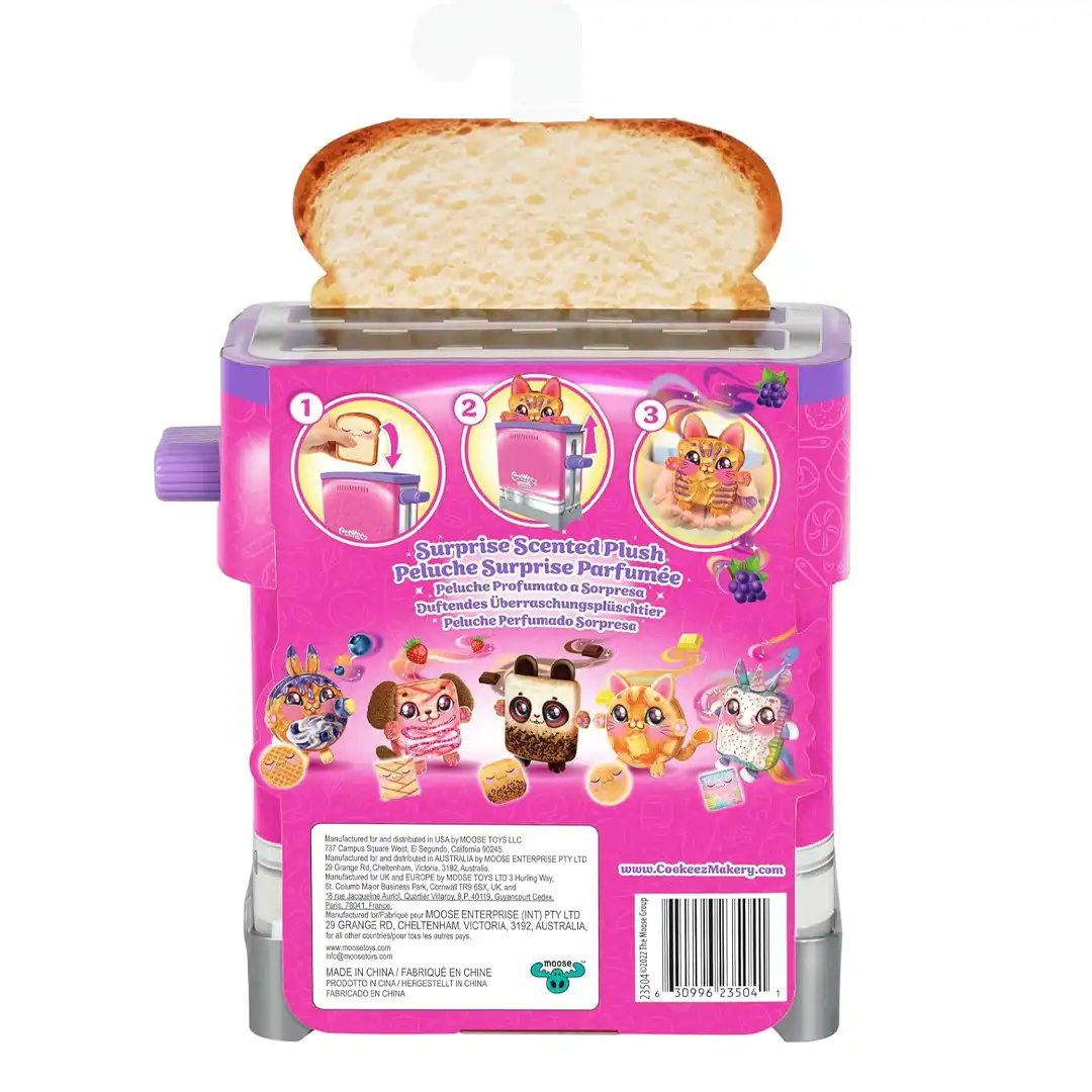 Cookeez Makery Toasty Treatz Toaster with Scented Plush Blind Box