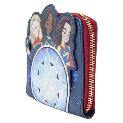 Loungefly Marvel The Marvels Group Zip-Around Wallet