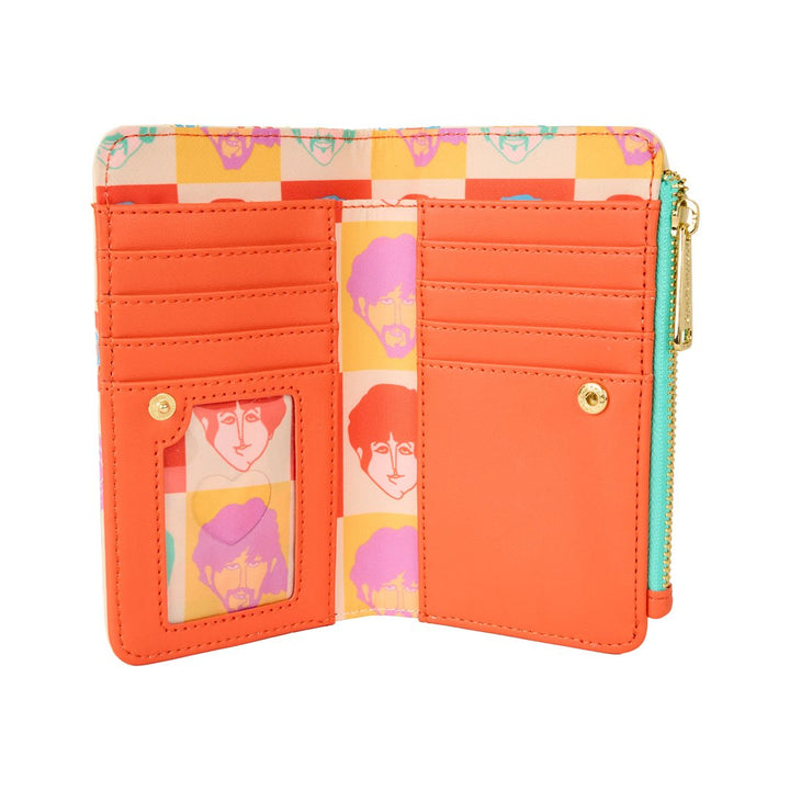 Loungefly The Beatles All You Need Is Love Flap Wallet