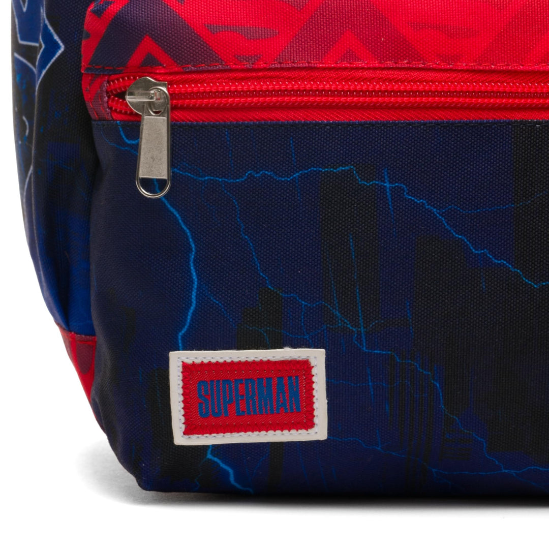 Wondapop Warner Bros Superman Up Up and Away 13" Deluxe Nylon Daypack