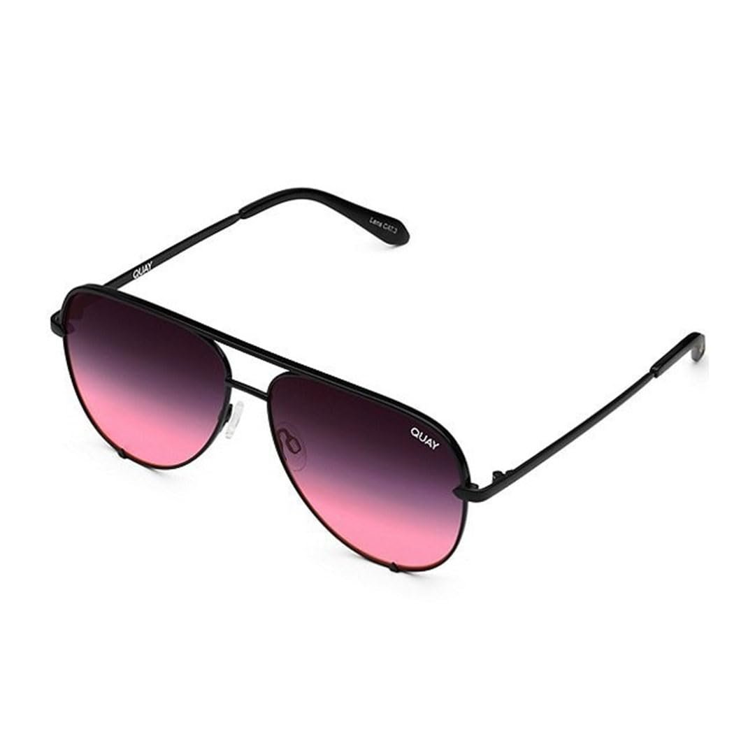 Quay Australia Unisex High Key Wire Frame Aviator Sunglasses