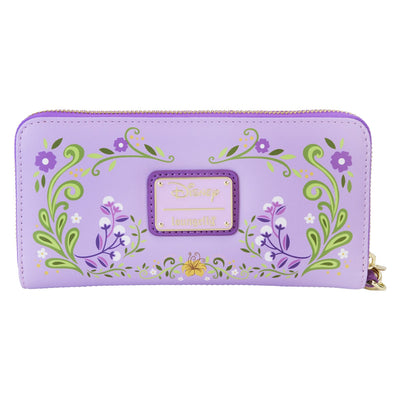 Loungefly Disney Tangled Princess Rapunzel Lenticular Wristlet Wallet - Back