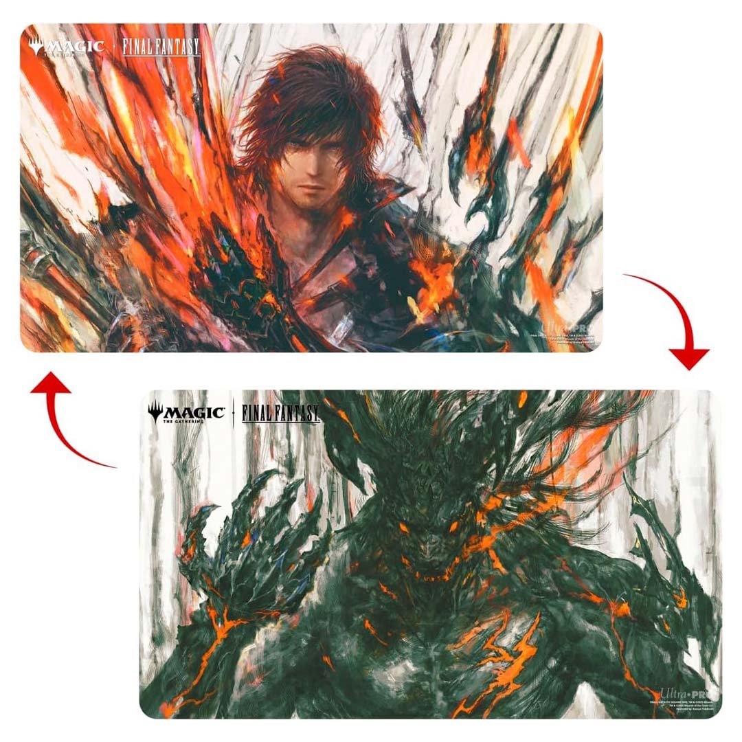 Ultra PRO - Final Fantasy x Universes Beyond Clive, First Shield of Rosaria Double-Sided Playmat for Magic: The Gathering