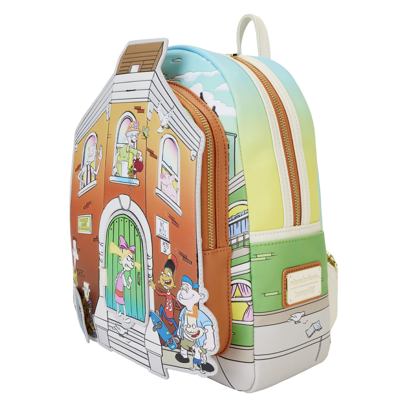 Loungefly Nickelodeon Hey Arnold House Mini Backpack - Side