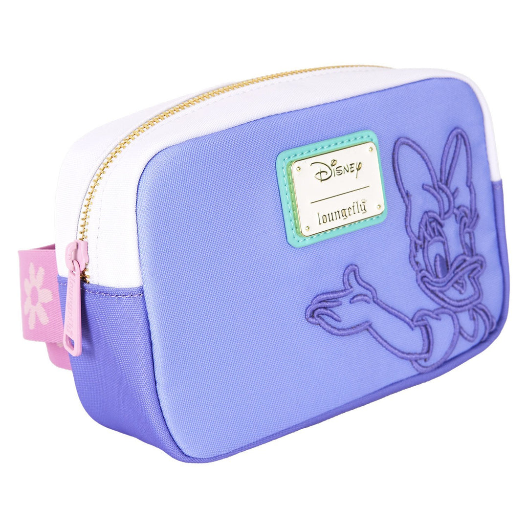 Loungefly Disney Daisy Duck 85th Anniversary Nylon Sling Crossbody Bag with Coin Bag