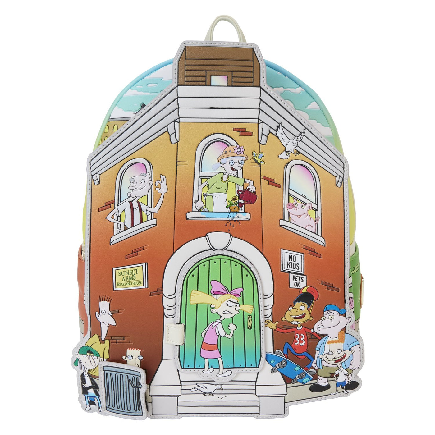 Loungefly Nickelodeon Hey Arnold House Mini Backpack - Front