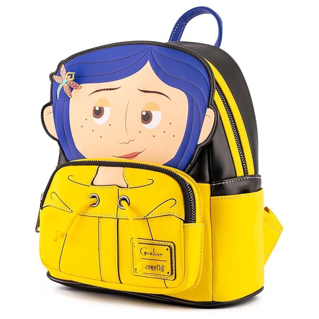Loungefly Laika Coraline Raincoat Cosplay Mini Backpack