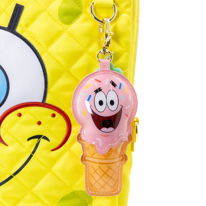 Whatever Makes You Happy Spongebob Mystery Bag Scented Padded Vinyl Ice Cream Cone Bag Charm