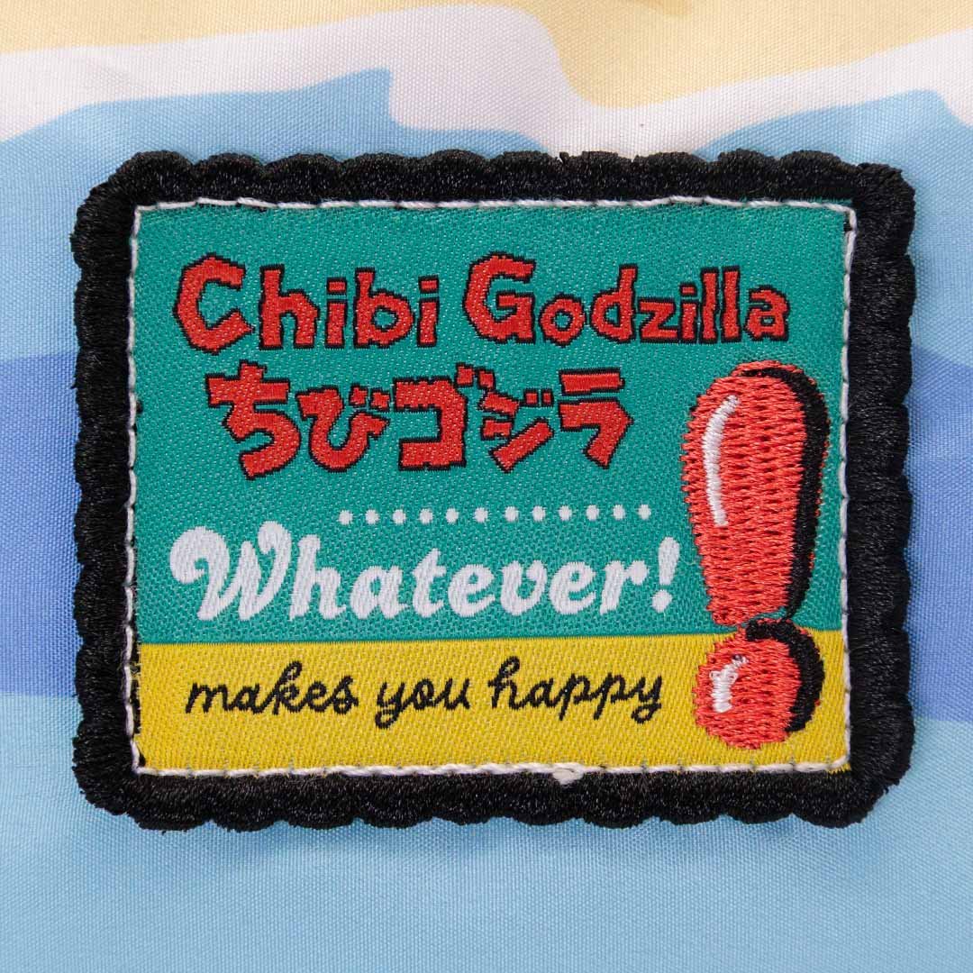 Whatever Makes You Happy Chibi Godzilla Raids Again Reversible/Convertible Crossbody Bag