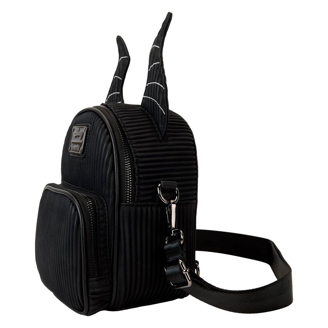 Loungefly Sleeping Beauty Maleficent Dragon Convertible Mini Backpack &amp; Crossbody Bag