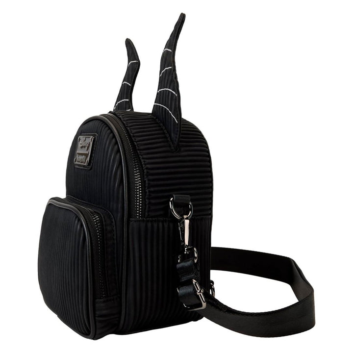 Loungefly Sleeping Beauty Maleficent Dragon Convertible Mini Backpack &amp; Crossbody Bag