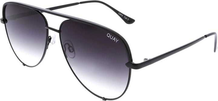 Quay Australia Unisex High Key Wire Frame Aviator Sunglasses