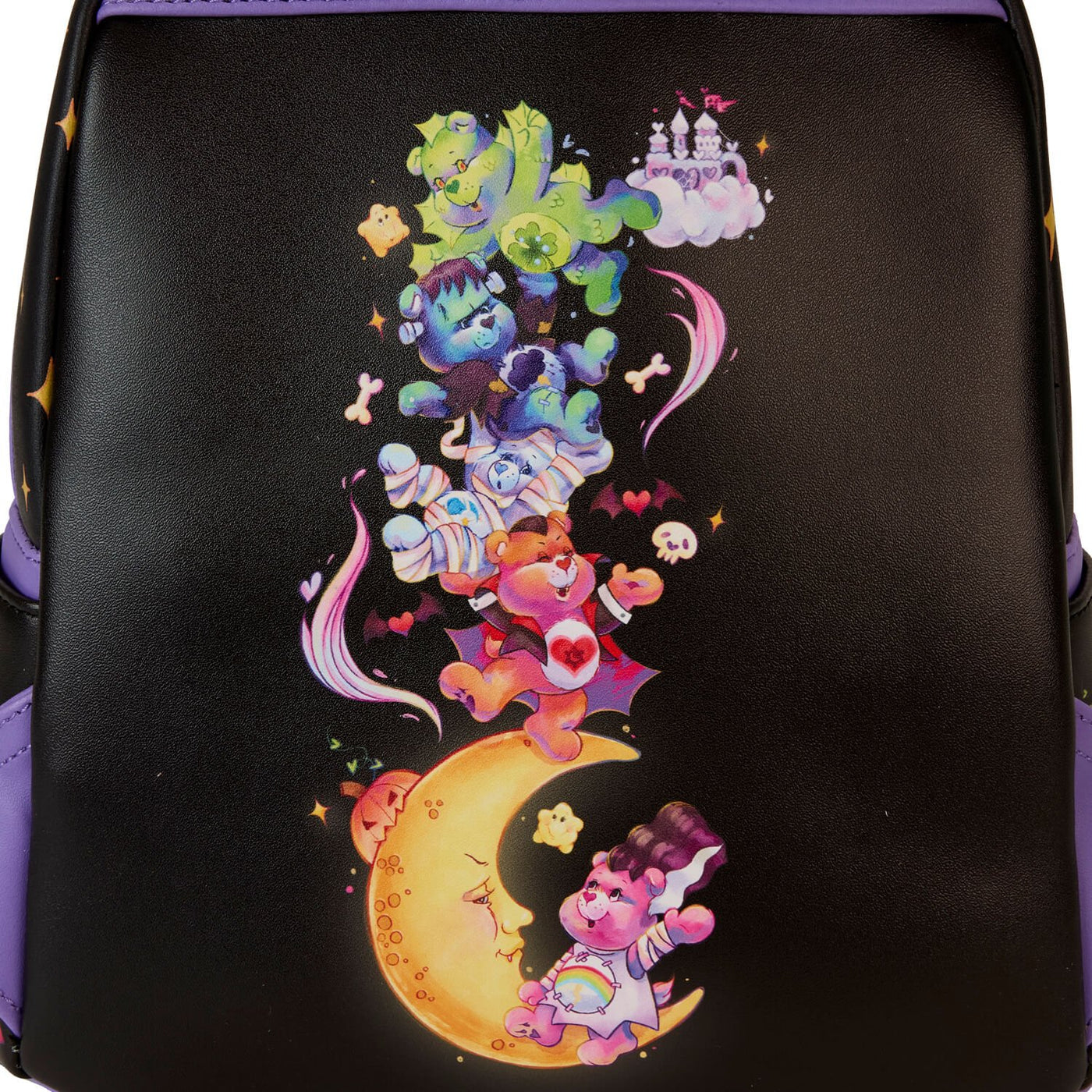 Loungefly Care Bears x Universal Monsters Scary Dreams Mini Backpack - Rear Graphic Detail